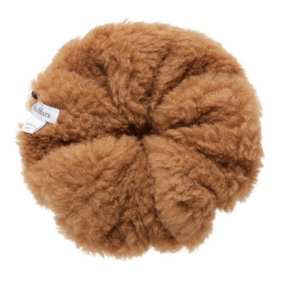MaxMara label-cut Accessories Camel wool&Silk Blend Scrunchie.Sz: OS Fall/Winter - Picture 6 of 11